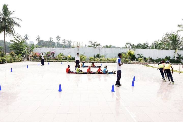 The school skating rink